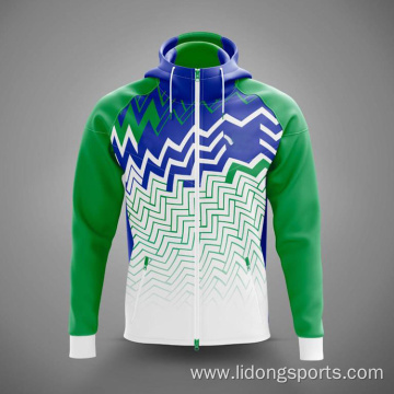 Custom Fashion Men Zipper Sport Athletic Jacket Hoodie